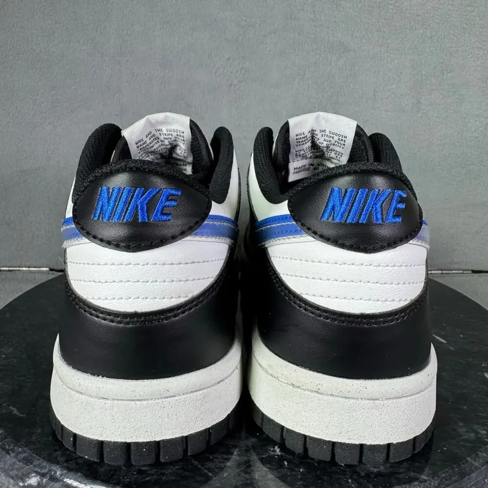 Nike Dunk Low Next Nature GS TPU Swoosh Black & Blue Youth Size 7